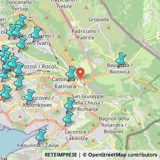 Mappa Strada per Longera, 34149 Trieste TS, Italia (3.499)