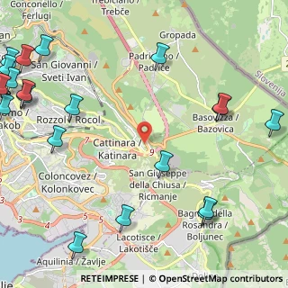 Mappa Strada per Longera, 34149 Trieste TS, Italia (3.3735)