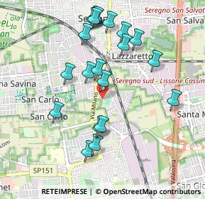 Mappa Piazzale Olimpico Aldo Boffi, 20831 Seregno MB, Italia (0.9795)