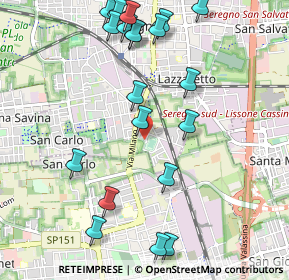 Mappa Piazzale Olimpico Aldo Boffi, 20831 Seregno MB, Italia (1.1925)