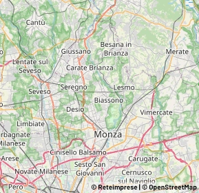 Mappa 20846 Macherio MB, Italia (6.5335)