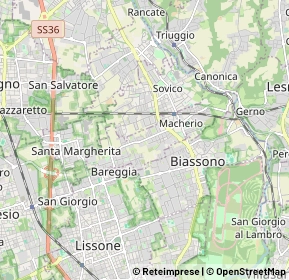 Mappa 20846 Macherio MB, Italia (1.6195)