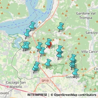 Mappa Via Alcide De Gasperi, 25040 Monticelli Brusati BS, Italia (3.80471)