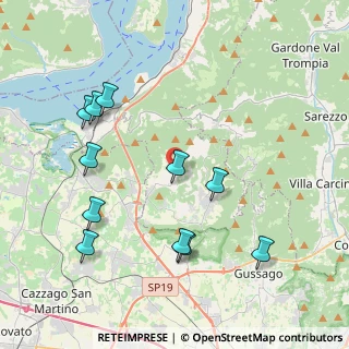 Mappa Via Alcide De Gasperi, 25040 Monticelli Brusati BS, Italia (4.35364)