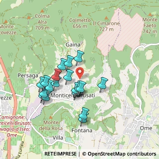 Mappa Via Alcide De Gasperi, 25040 Monticelli Brusati BS, Italia (0.7795)