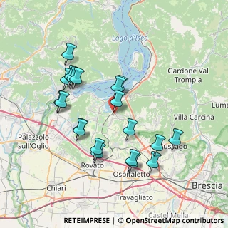 Mappa Via Combattenti, 25050 Provaglio d'Iseo BS, Italia (7.24)