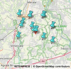 Mappa Via Achille Grandi, 20884 Sulbiate MB, Italia (3.14267)