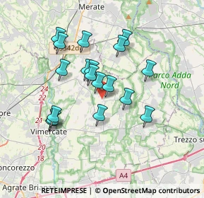 Mappa Via Achille Grandi, 20884 Sulbiate MB, Italia (3.08222)