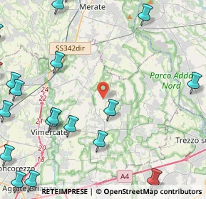 Mappa Via Achille Grandi, 20884 Sulbiate MB, Italia (6.62368)