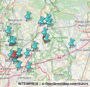 Mappa Via Achille Grandi, 20884 Sulbiate MB, Italia (9.331)