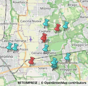 Mappa Via Concordia, 20816 Ceriano Laghetto MB, Italia (2.00583)