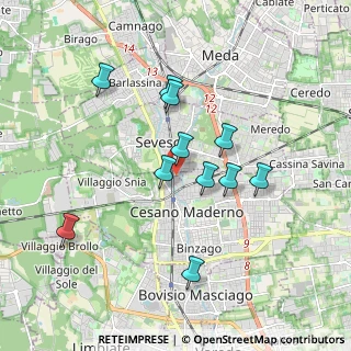 Mappa Via Liberazione, 20811 Cesano Maderno MB, Italia (1.62818)