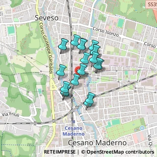 Mappa Via Liberazione, 20811 Cesano Maderno MB, Italia (0.3055)
