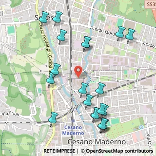 Mappa Via Liberazione, 20811 Cesano Maderno MB, Italia (0.6065)