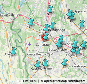 Mappa Via Beata Giuliana, 21017 Samarate VA, Italia (9.1885)