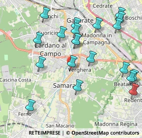 Mappa Via Beata Giuliana, 21017 Samarate VA, Italia (2.2915)
