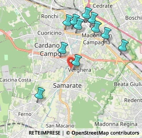 Mappa Via Beata Giuliana, 21017 Samarate VA, Italia (2.00727)