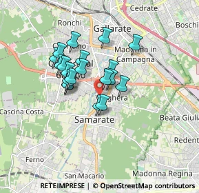 Mappa Via Beata Giuliana, 21017 Samarate VA, Italia (1.307)