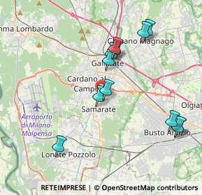 Mappa Via Beata Giuliana, 21017 Samarate VA, Italia (3.9075)