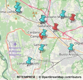 Mappa Via Beata Giuliana, 21017 Samarate VA, Italia (4.37364)