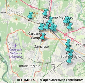 Mappa Via Beata Giuliana, 21017 Samarate VA, Italia (3.625)