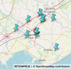 Mappa Via Mario del Monaco, 30027 San Donà di Piave VE, Italia (5.78692)