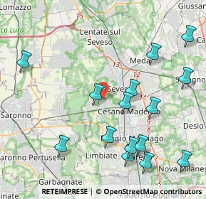 Mappa Via Magenta, 20031 Cesano Maderno MB, Italia (4.75667)