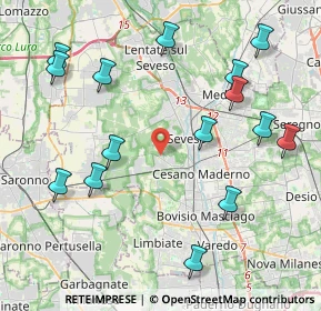 Mappa Via Magenta, 20031 Cesano Maderno MB, Italia (4.77867)