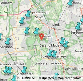 Mappa Via Magenta, 20031 Cesano Maderno MB, Italia (6.2595)