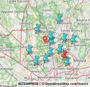 Mappa Via Magenta, 20031 Cesano Maderno MB, Italia (6.43)