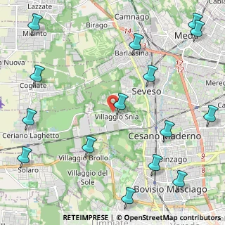 Mappa Via Magenta, 20031 Cesano Maderno MB, Italia (3.04067)