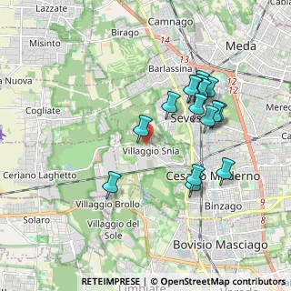 Mappa Via Magenta, 20031 Cesano Maderno MB, Italia (1.76688)