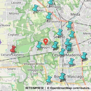 Mappa Via Magenta, 20031 Cesano Maderno MB, Italia (2.561)