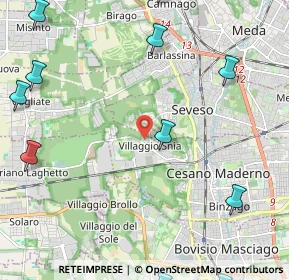 Mappa Via Magenta, 20031 Cesano Maderno MB, Italia (3.33167)