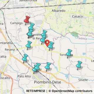 Mappa Via Santa Brigida, 31023 Resana TV, Italia (1.98929)