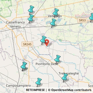 Mappa Via Santa Brigida, 31023 Resana TV, Italia (6.00667)
