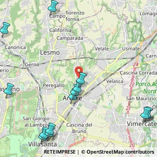Mappa Via Lombardia, 20862 Arcore MB, Italia (3.23071)