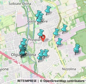 Mappa Via Isonzo, 21055 Gorla Minore VA, Italia (0.993)