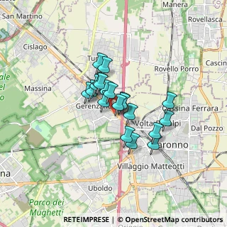 Mappa Via Ugo Foscolo, 21040 Gerenzano VA, Italia (1.0815)