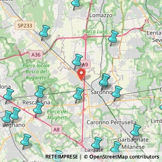 Mappa Via Ugo Foscolo, 21040 Gerenzano VA, Italia (6.5345)