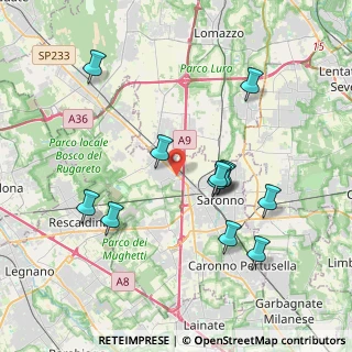 Mappa Via Ugo Foscolo, 21040 Gerenzano VA, Italia (3.79417)