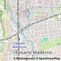 Kort Cesano Maderno