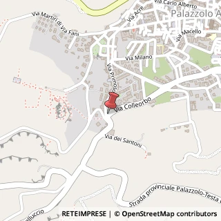 Mappa Via Colleorbo, 3, 96010 Palazzolo Acreide, Siracusa (Sicilia)