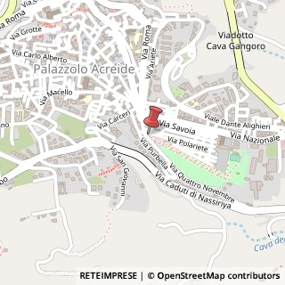Mappa Via IV Novembre, 11, 96010 Palazzolo Acreide, Siracusa (Sicilia)