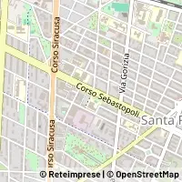 Mapa Torino