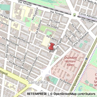 Mappa Via Monfalcone, 13, 10136 Torino, Torino (Piemonte)
