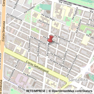 Mappa Via Gorizia,  63, 10136 Torino, Torino (Piemonte)