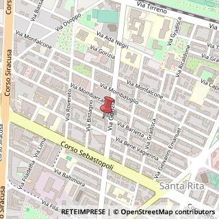 Mappa Via Barletta, 81/bis a, 10136 Torino, Torino (Piemonte)