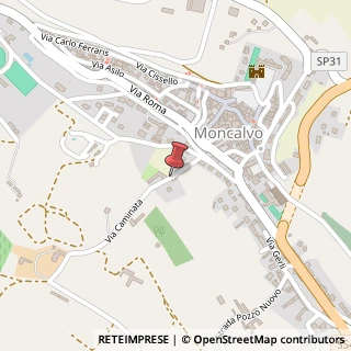 Mappa Str. Caminata, 18, 14036 Moncalvo AT, Italia, 14036 Moncalvo, Asti (Piemonte)
