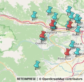Mappa Via Paisas, 10094 Giaveno TO, Italia (9.139)